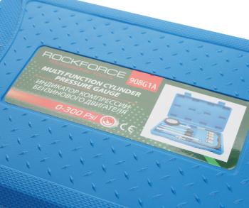 2 499 р. Индикатор компрессии двигателя бензин в кейсе ROCKFORCE ROCKFORCE rf-908g1a  с доставкой в г. Кемерово. Увеличить фотографию 4