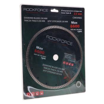 1 749 р. Круг отрезной по металлу 230x22мм в блистере ROCKFORCE ROCKFORCE rf-cw59985  с доставкой в г. Кемерово. Увеличить фотографию 1