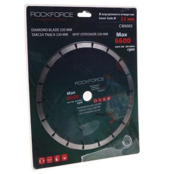1 749 р. Круг отрезной по металлу 230x22мм в блистере ROCKFORCE ROCKFORCE rf-cw6005  с доставкой в г. Кемерово. Увеличить фотографию 1