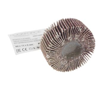 122 р. Круг шлифовальный лепестковый 40х15х6мм (№100) ROCKFORCE ROCKFORCE rf-fd6100р  с доставкой в г. Кемерово. Увеличить фотографию 3