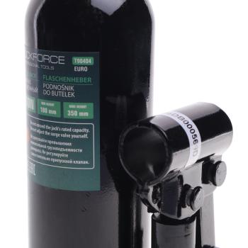 2 499 р. Домкрат бутылочный 4т 180-350мм с клапаном ROCKFORCE ROCKFORCE rf-t90404euro  с доставкой в г. Кемерово. Увеличить фотографию 2