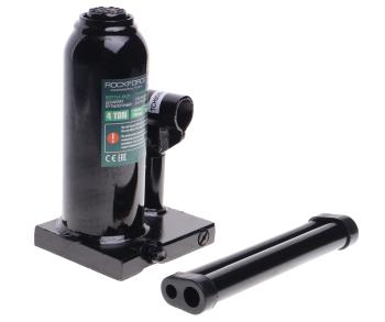 2 499 р. Домкрат бутылочный 4т 180-350мм с клапаном ROCKFORCE ROCKFORCE rf-t90404euro  с доставкой в г. Кемерово. Увеличить фотографию 1