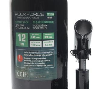 4 599 р. Домкрат бутылочный 12т 200-380мм с клапаном ROCKFORCE ROCKFORCE rf-t91204euro  с доставкой в г. Кемерово. Увеличить фотографию 2