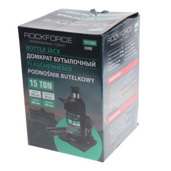 5 599 р. Домкрат бутылочный 15т 230-460мм с клапаном ROCKFORCE ROCKFORCE rf-t91504euro  с доставкой в г. Кемерово. Увеличить фотографию 4