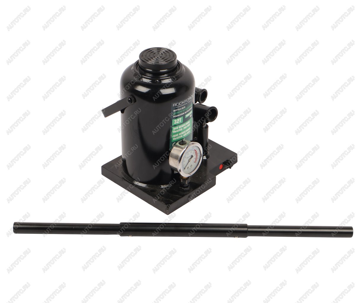 12 649 р. Домкрат бутылочный 32т 260-420мм с клапаном ROCKFORCE ROCKFORCE rf-th903501  с доставкой в г. Кемерово