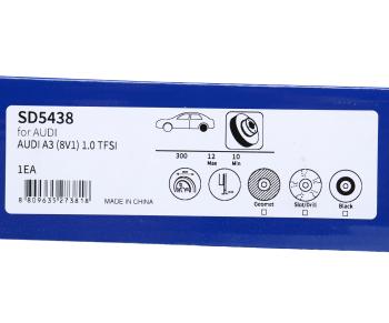 2 699 р. Диск тормозной VW Golf (17-),Passat (15-) AUDI A3 (17-) SKODA Superb (15-) задний (1шт.) SANGSIN SANGSIN sd5438  с доставкой в г. Кемерово. Увеличить фотографию 5