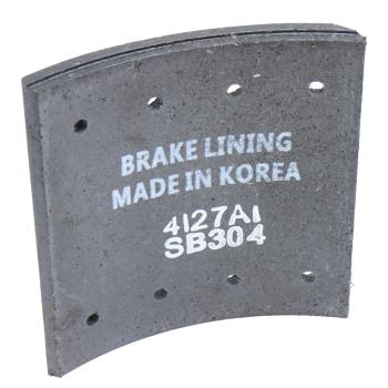 659 р. Накладка тормозной колодки HYUNDAI HD120 (шир.150мм, 8 отверстий) задней SANGSIN SANGSIN sl214  с доставкой в г. Кемерово. Увеличить фотографию 2