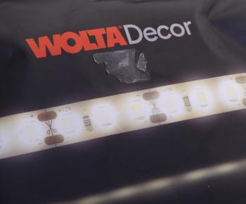 939 р. Лента светодиодная гибкая 6W 5м IP20 12V теплый белый (пакет) Decor WOLTA WOLTA wls2835-6w300012h60-01  с доставкой в г. Кемерово. Увеличить фотографию 3