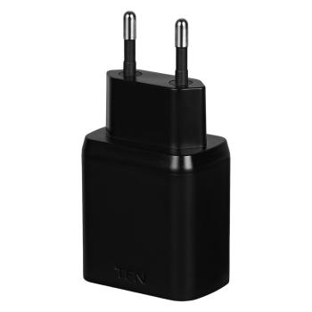429 р. Устройство зарядное в розетку 2 USB TFN TFN tfn-wcrpd12w2ubk  с доставкой в г. Кемерово. Увеличить фотографию 5