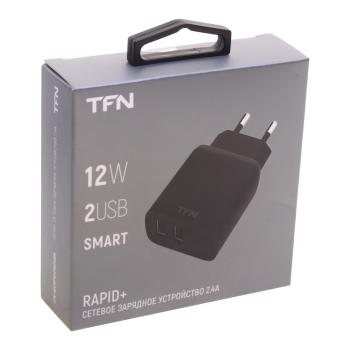 429 р. Устройство зарядное в розетку 2 USB TFN TFN tfn-wcrpd12w2ubk  с доставкой в г. Кемерово. Увеличить фотографию 3