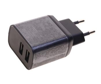 429 р. Устройство зарядное в розетку 2 USB TFN TFN tfn-wcrpd12w2ubk  с доставкой в г. Кемерово. Увеличить фотографию 1