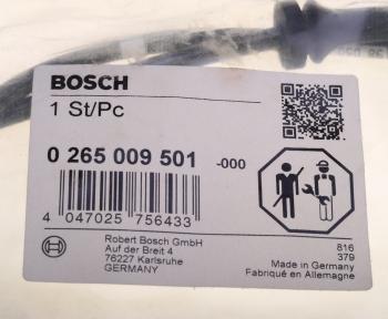 5 999 р. Датчик АБС PEUGEOT 2008 (15-) колеса переднего BOSCH BOSCH 0265009501  с доставкой в г. Кемерово. Увеличить фотографию 3