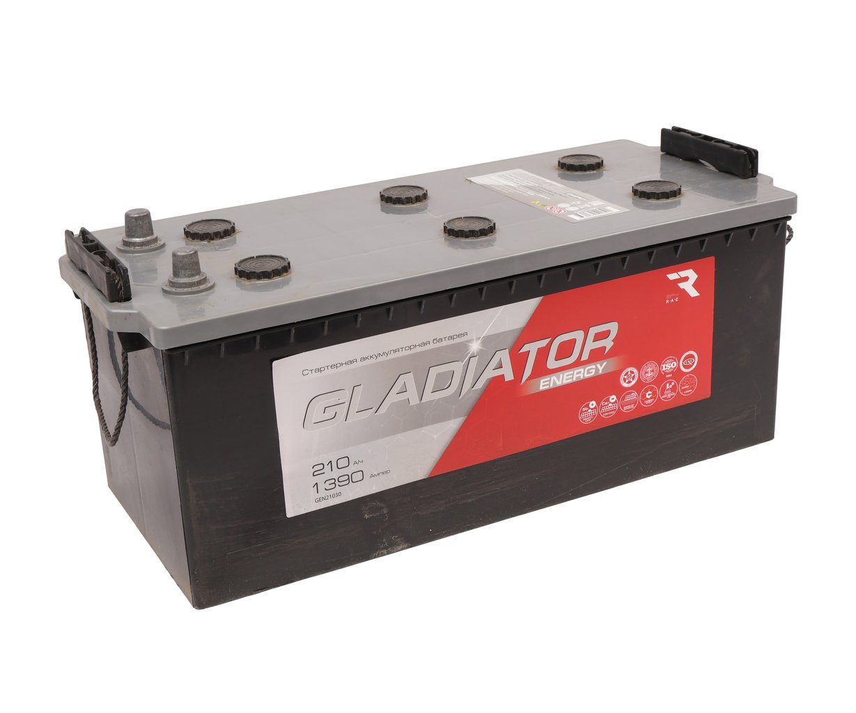 17 449 р. Аккумулятор GLADIATOR Energy 210Ач обратная полярность GLADIATOR 6ст210(3)  с доставкой в г. Кемерово