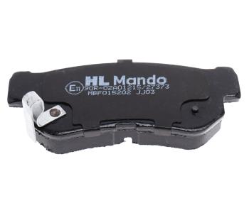 1 979 р. Колодки тормозные HYUNDAI Sonata 5,Getz,Tucson (04-) KIA Sportage (04-) задние (4шт.) MANDO MANDO mbf015202 MANDO mbf015202  с доставкой в г. Кемерово. Увеличить фотографию 4