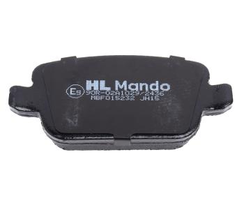 1 439 р. Колодки тормозные FORD Galaxy,Mondeo LAND ROVER Freelander задние (4шт.) MANDO MANDO mbf015232 MANDO mbf015232  с доставкой в г. Кемерово. Увеличить фотографию 3