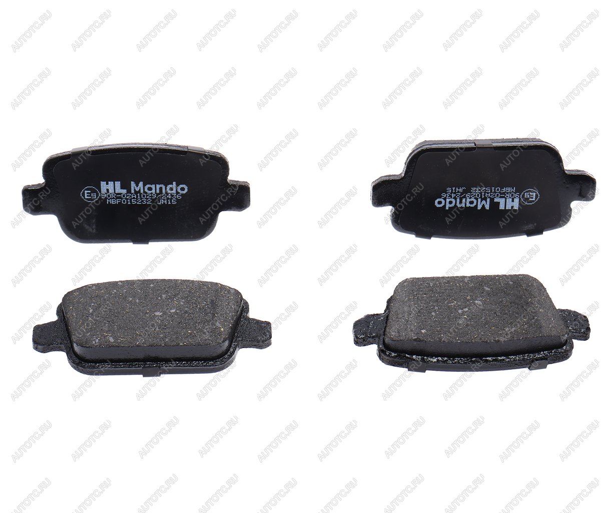 1 439 р. Колодки тормозные FORD Galaxy,Mondeo LAND ROVER Freelander задние (4шт.) MANDO MANDO mbf015232 MANDO mbf015232  с доставкой в г. Кемерово