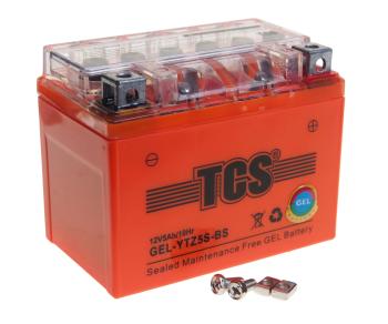 2 089 р. Аккумулятор TCS GEL 5Ач TCS 6ст5 ytz5s-bs gel  с доставкой в г. Кемерово. Увеличить фотографию 1