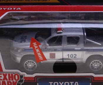 1 559 р. Модель автомобиля TOYOTA Hilux металлическая (свет, звук) ТЕХНОПАРК ТЕХНОПАРК fy6118p-sl  с доставкой в г. Кемерово. Увеличить фотографию 2