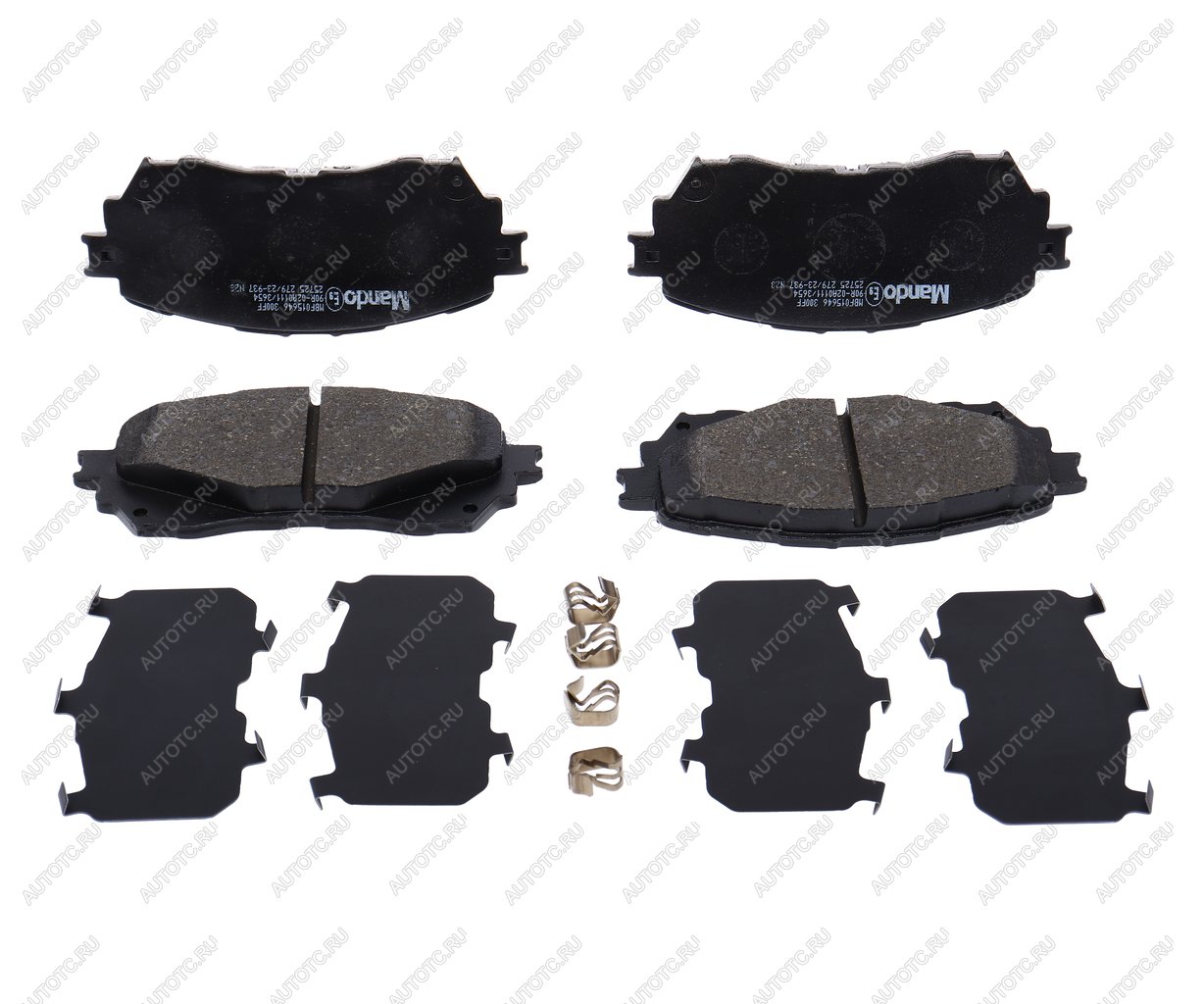 2 259 р. Колодки тормозные MAZDA 6 (12-) передние (4шт.) MANDO MANDO mbf015646 MANDO mbf015646  с доставкой в г. Кемерово