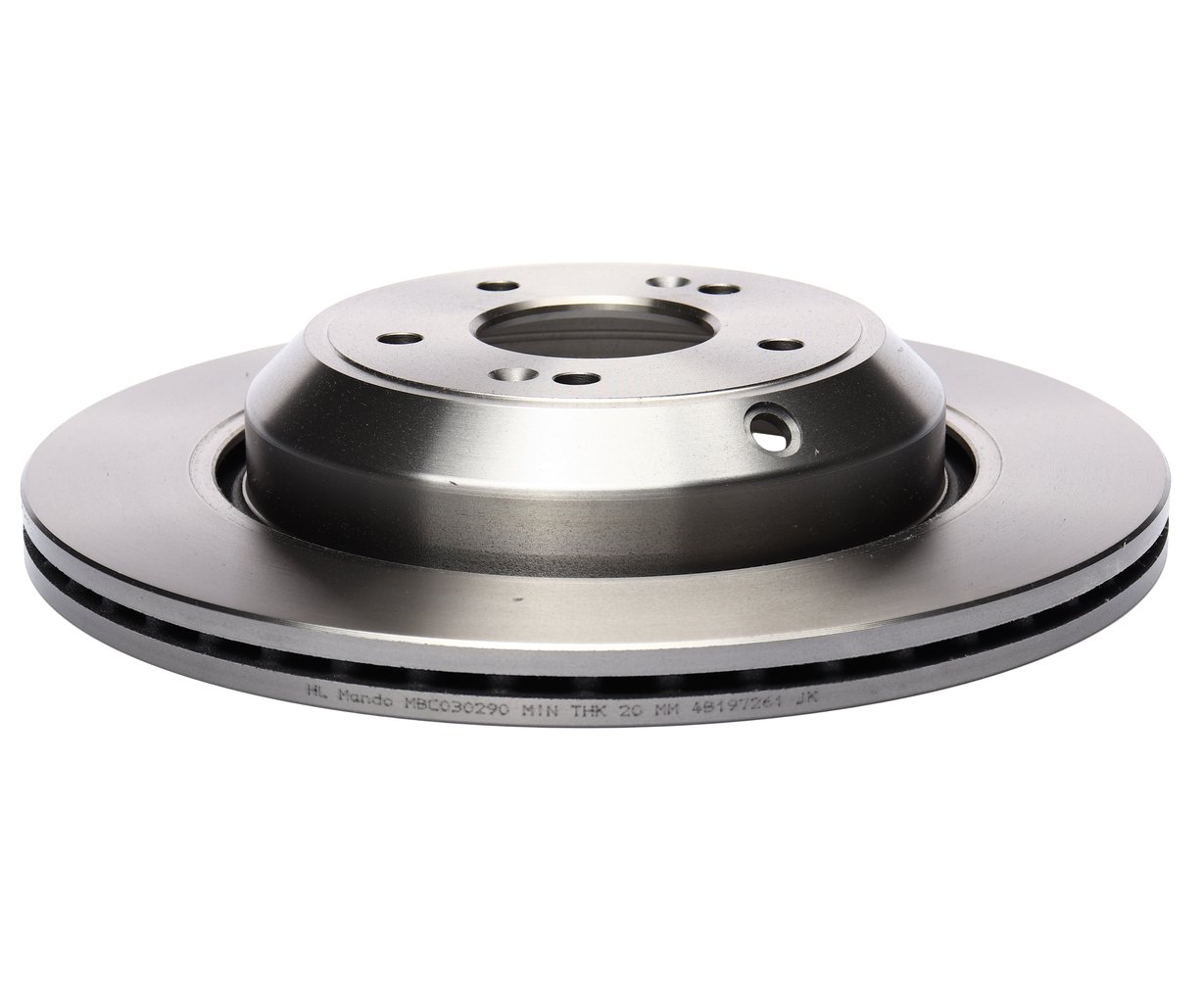 6 299 р. Диск тормозной HYUNDAI G70 (17-) KIA Stinger (17-) (2.0) задний (1шт.) MANDO MANDO mbc030290 MANDO mbc030290  с доставкой в г. Кемерово
