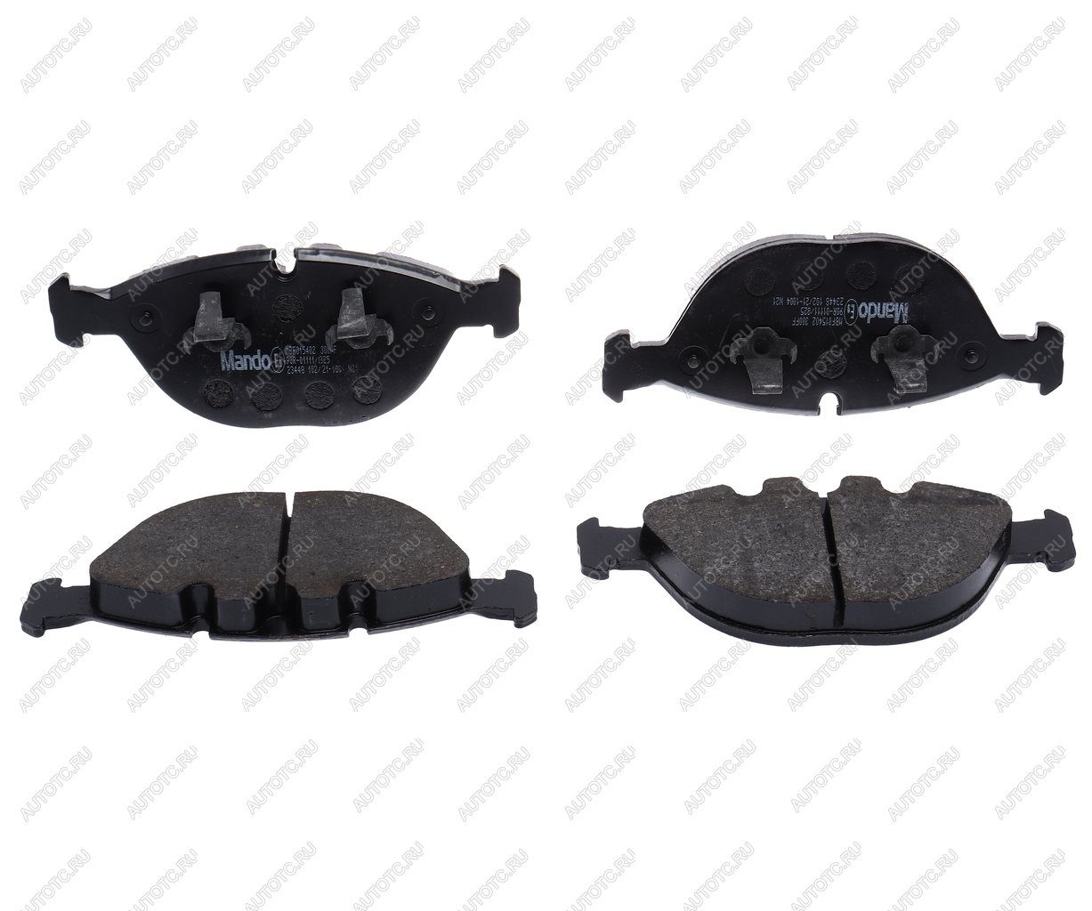 4 899 р. Колодки тормозные BMW X5 E53 (02-) (4.44.8) передние (4шт.) MANDO MANDO mbf015402  с доставкой в г. Кемерово