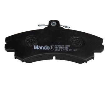 2 279 р. Колодки тормозные MITSUBISHI Colt (04-12) передние (4шт.) MANDO MANDO mbf015711 MANDO mbf015711  с доставкой в г. Кемерово. Увеличить фотографию 3