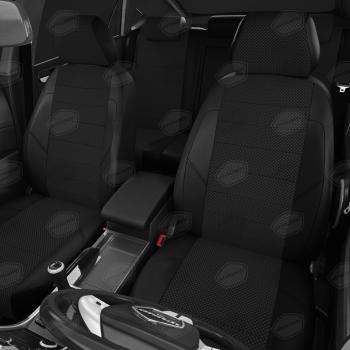 7 799 р. Авточехлы ЛАДА Largus (21-) экокожа-жаккард 5 мест задняя спинка 40х60 черные комплект AVTOLIDER AVTOLIDER vz29-2186-kk4  с доставкой в г. Кемерово. Увеличить фотографию 1