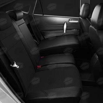 7 799 р. Авточехлы ЛАДА Largus (21-) экокожа-жаккард 5 мест задняя спинка 40х60 черные комплект AVTOLIDER AVTOLIDER vz29-2186-kk4  с доставкой в г. Кемерово. Увеличить фотографию 3