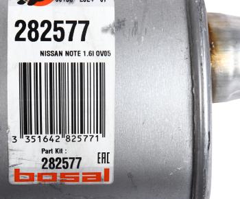 11 749 р. Глушитель NISSAN Note (06-13) средняя часть BOSAL BOSAL 282-577  с доставкой в г. Кемерово. Увеличить фотографию 4