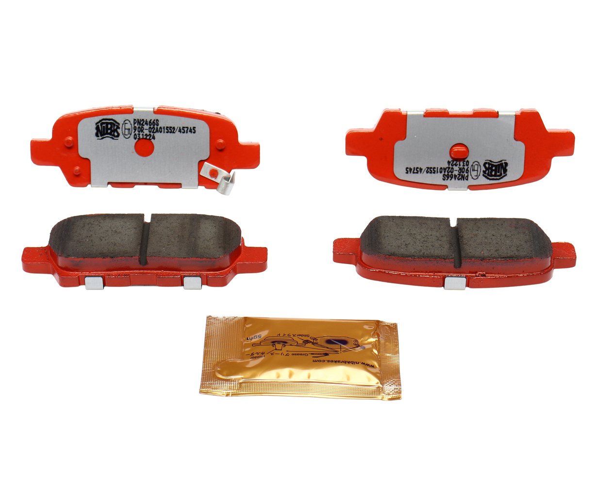 3 799 р. Колодки тормозные NISSAN X-Trail,Qashqai,Murano INFINITI FX35,45 задние (Sport) (4шт.) NIBK NIBK pn2466s NIBK pn2466s  с доставкой в г. Кемерово