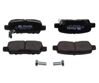 1 839 р. Колодки тормозные NISSAN Juke,Teana (J32) задние (4шт.) MANDO MANDO mbf016003 MANDO mbf016003  с доставкой в г. Кемерово. Увеличить фотографию 1