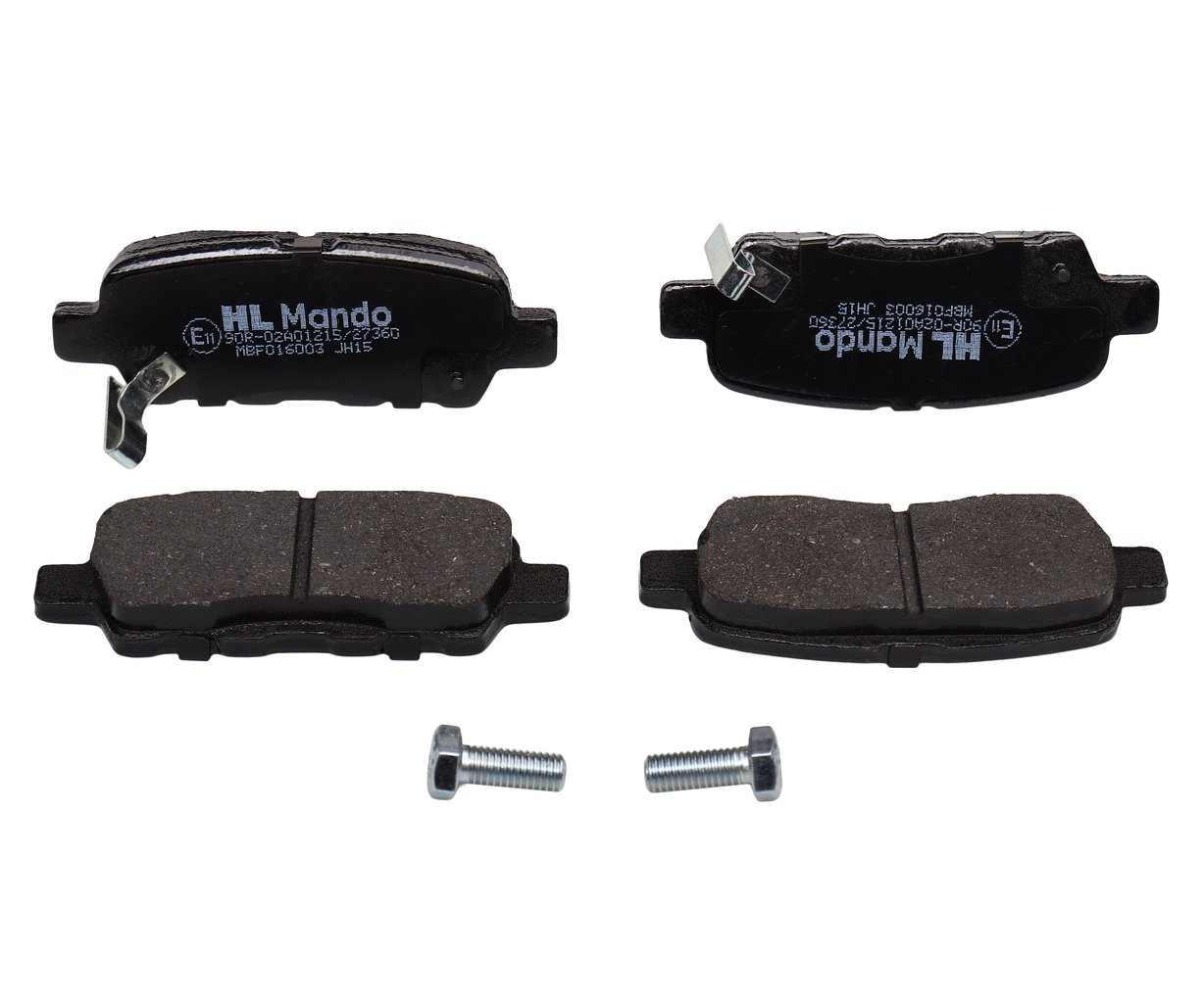 1 839 р. Колодки тормозные NISSAN Juke,Teana (J32) задние (4шт.) MANDO MANDO mbf016003 MANDO mbf016003  с доставкой в г. Кемерово