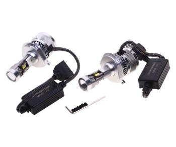 5 649 р. Лампа светодиодная 12V H4 P43t линза 4300K бокс (2шт.) CLEARLIGHT CLEARLIGHT kbm cl h4 mini pro 4k-2  с доставкой в г. Кемерово. Увеличить фотографию 1