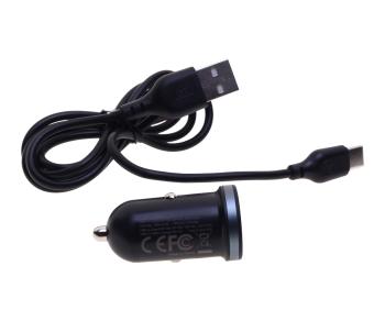 719 р. Устройство зарядное в прикуриватель 1USB + 1 Type C 12V XO XO cc56 black  с доставкой в г. Кемерово. Увеличить фотографию 3