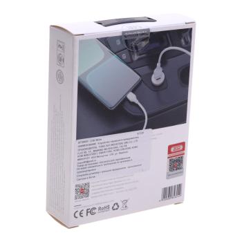 669 р. Устройство зарядное в прикуриватель 1USB + 1 Type C 12V XO XO cc56 white  с доставкой в г. Кемерово. Увеличить фотографию 4