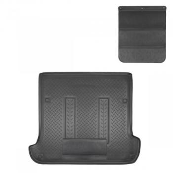 Коврик в багажное отделение с защитным фартуком Norplast Unidec Toyota Land Cruiser Prado J120 (2002-2009) (черный)