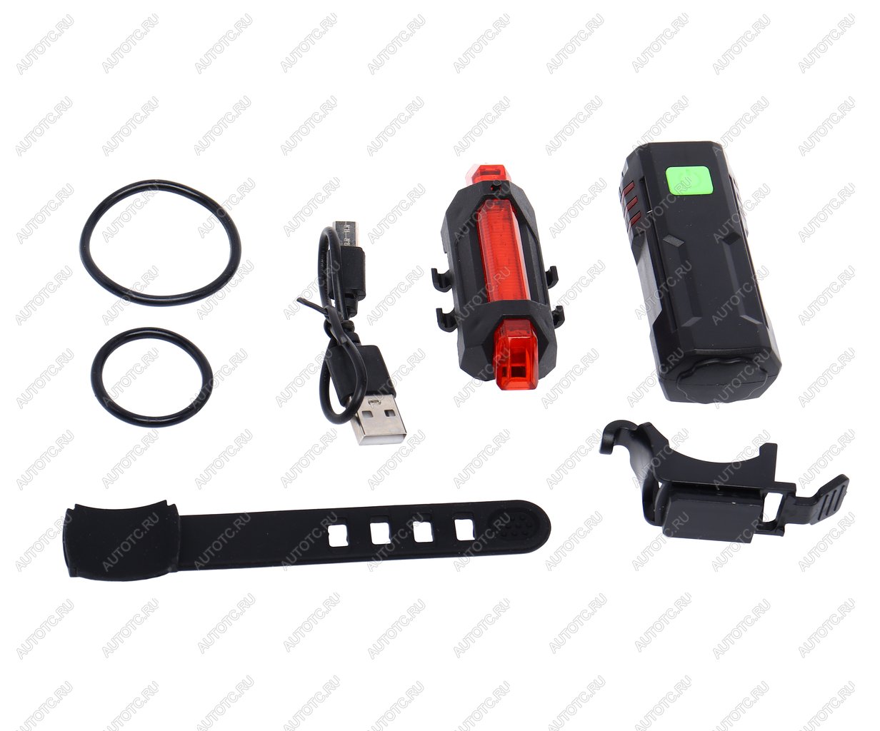 1 239 р. Фонарь велосипедный набор USB кабель с аккумулятором 600mAh Led NO NAME qx-t1198  с доставкой в г. Кемерово