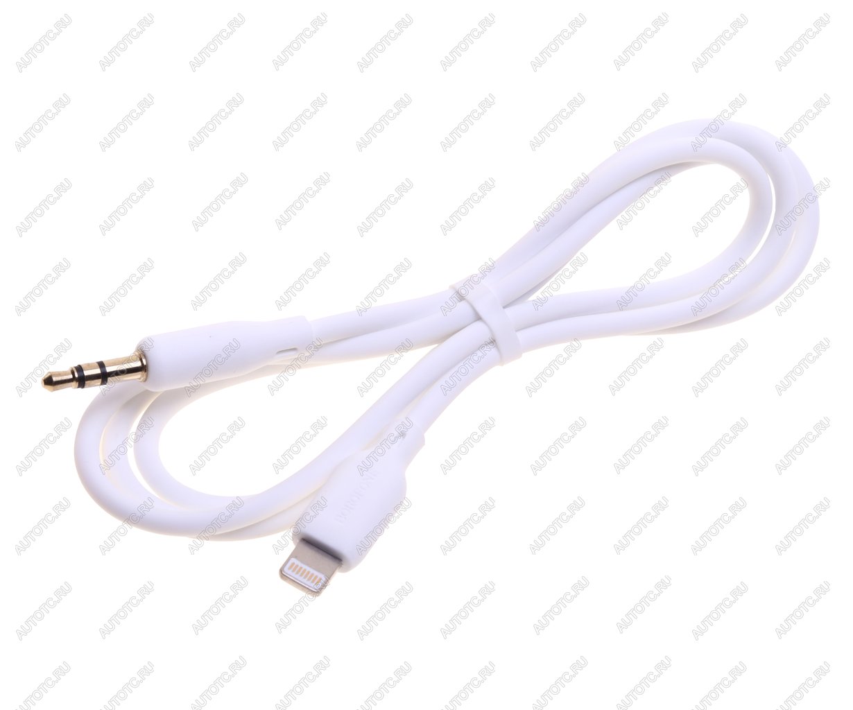 299 р. Переходник iPhone (5-) на jack 3.5 BOROFONE BOROFONE bl18 белый  с доставкой в г. Кемерово
