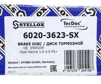 2 299 р. Диск тормозной OPEL Vectra B (95-03) передний (1шт.) STELLOX STELLOX 6020-3623-sx  с доставкой в г. Кемерово. Увеличить фотографию 5
