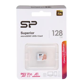 1 189 р. Карта памяти 128GB MicroSD class 10 SILICON POWER SILICON POWER sp128gbstxdv3v20  с доставкой в г. Кемерово. Увеличить фотографию 1