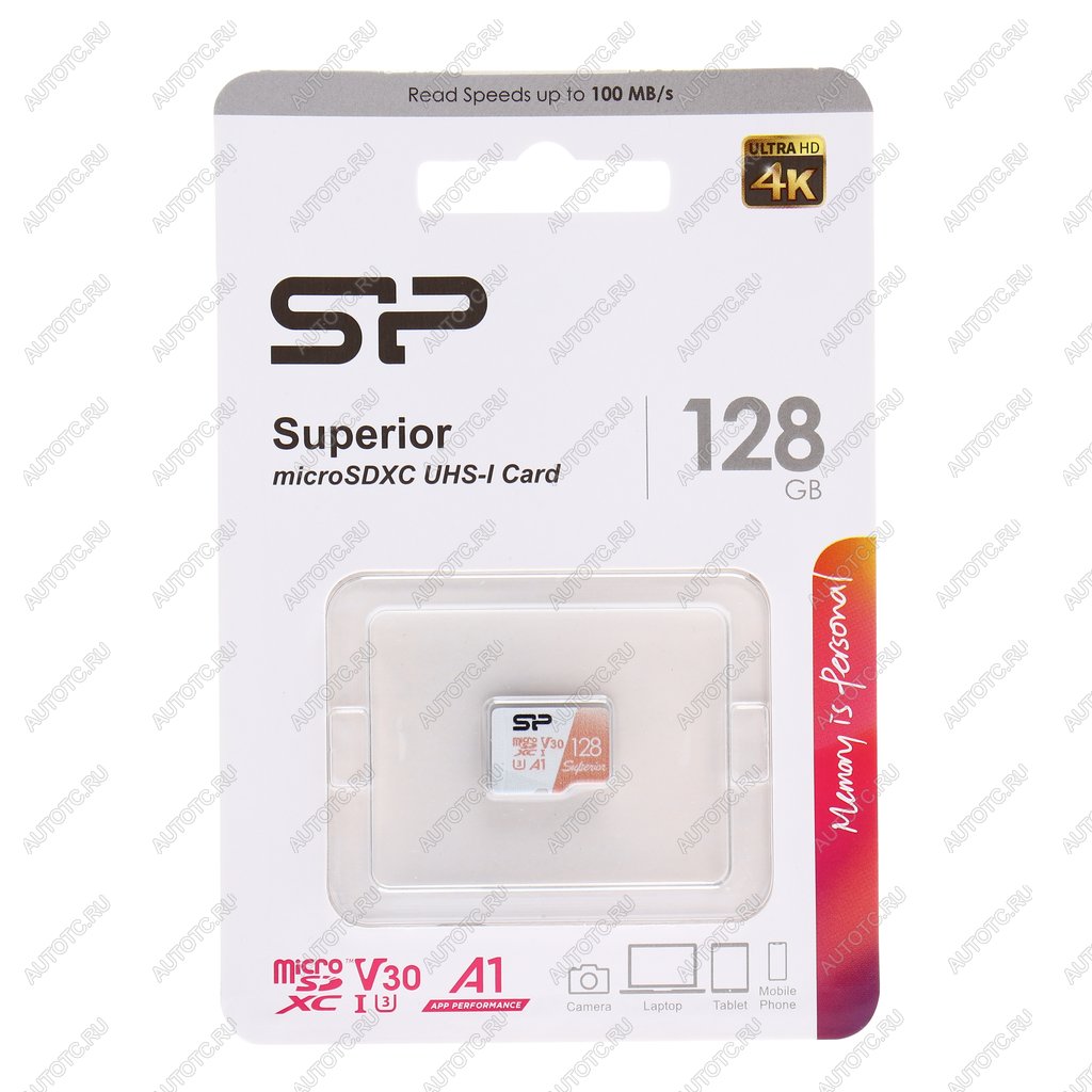1 189 р. Карта памяти 128GB MicroSD class 10 SILICON POWER SILICON POWER sp128gbstxdv3v20  с доставкой в г. Кемерово