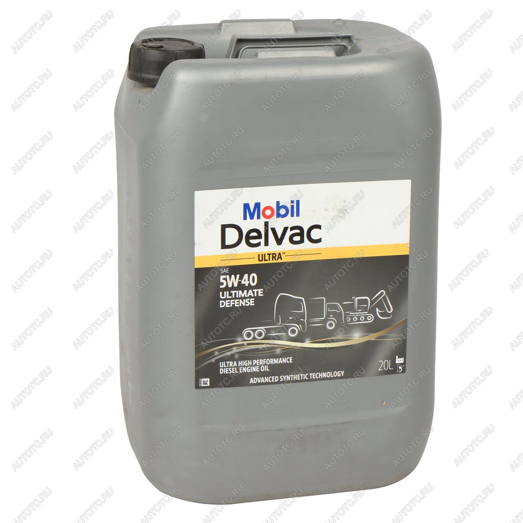 29 449 р. Масло дизельное DELVAC Ultra 5W40 Ultimate Defense синт.20л MOBIL MOBIL 157414  с доставкой в г. Кемерово