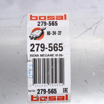 14 399 р. Глушитель RENAULT Megane (08-) задняя часть BOSAL BOSAL 279-565  с доставкой в г. Кемерово. Увеличить фотографию 3