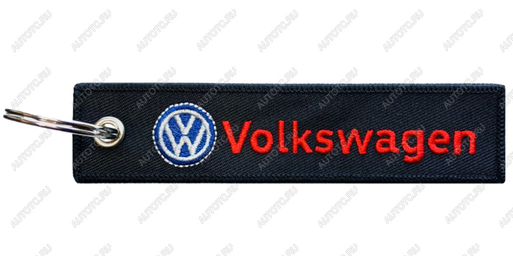 188 р. Брелок VW ткань,вышивка 13х3см MASHINOKOM MASHINOKOM bmv 027  с доставкой в г. Кемерово
