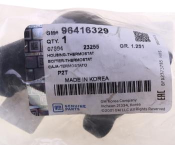 379 р. Корпус CHEVROLET Aveo(1.2) термостата OE GENERAL MOTORS 96416329  с доставкой в г. Кемерово. Увеличить фотографию 4