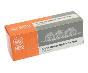 559 р. Блок предохранителей ГАЗ-3110 (9 защищаемых цепей,4 запасных предохранителя) AVTOELECTRICA AVTOELECTRICA 46.3722 ае  с доставкой в г. Кемерово. Увеличить фотографию 3