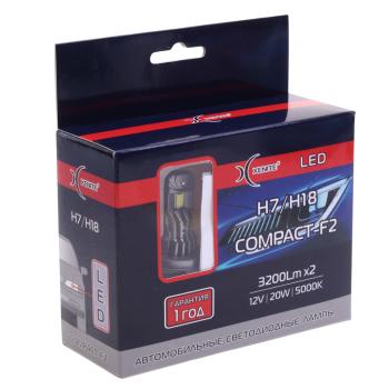 2 299 р. Лампа светодиодная 12V H7 PX26d 3200lm бокс (2шт.) XENITE XENITE 1009692  с доставкой в г. Кемерово. Увеличить фотографию 3