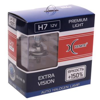 819 р. Лампа 12V H7 PX26d +150% бокс (2шт.) XENITE XENITE 1007177  с доставкой в г. Кемерово. Увеличить фотографию 3