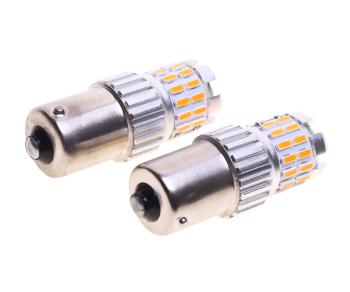 749 р. Лампа светодиодная 12V PY21W BAU15s желтая блистер (2шт.) XENITE XENITE 1009680  с доставкой в г. Кемерово. Увеличить фотографию 2