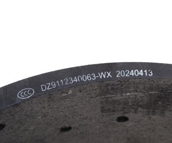 599 р. Накладка тормозной колодки SHAANXI задней (217х220) OE SHACMAN dz9112340063  с доставкой в г. Кемерово. Увеличить фотографию 3